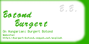 botond burgert business card